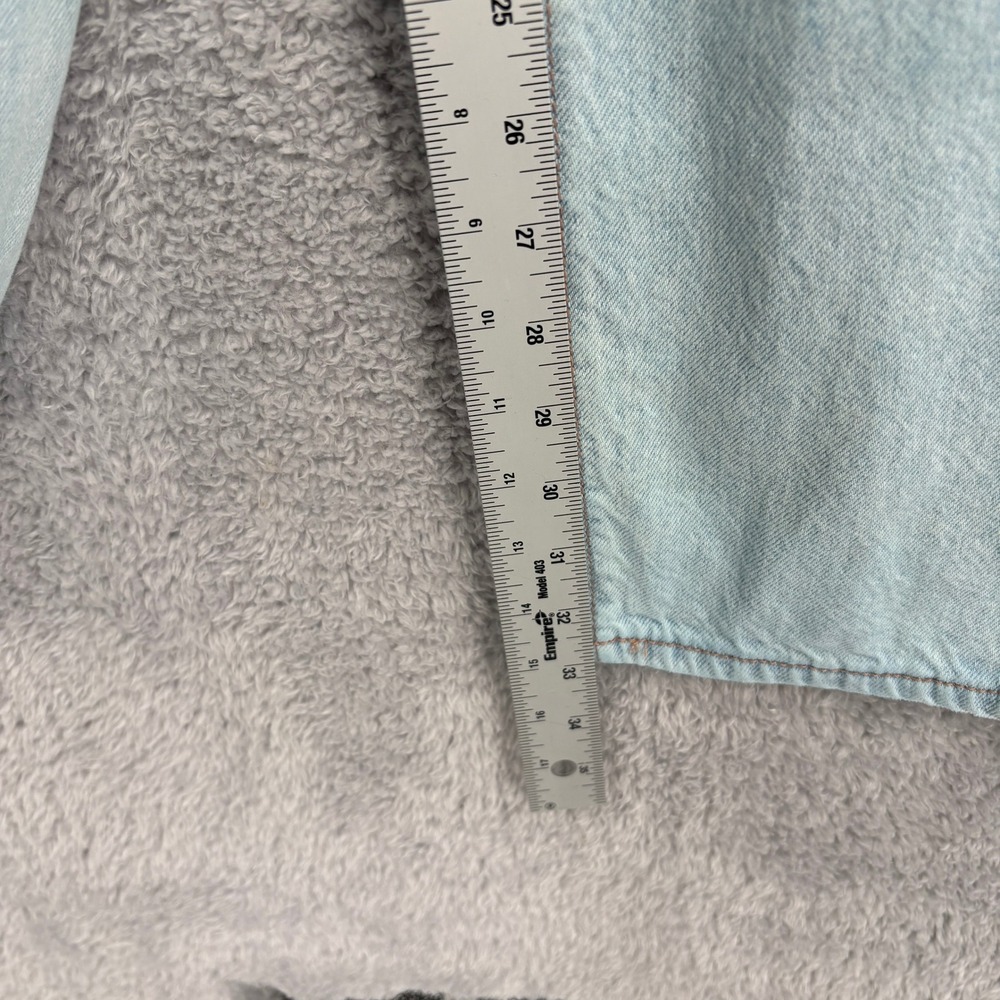 American Eagle Strigid Highest Rise Crossover Baggy Straight Jeans Size 18 Long - Picture 5 of 10